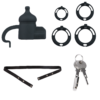 Silicone Baby Bottle Chastity Cage with 4 Locking Rings — product image 16
