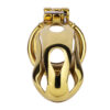 Gold Metal Classic Chastity Cage – S / M / L — product image 29