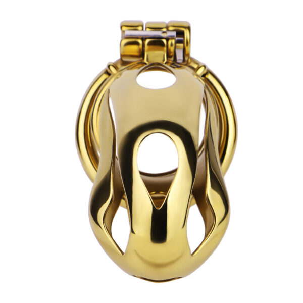 Gold Metal Classic Chastity Cage – S / M / L — product image 29