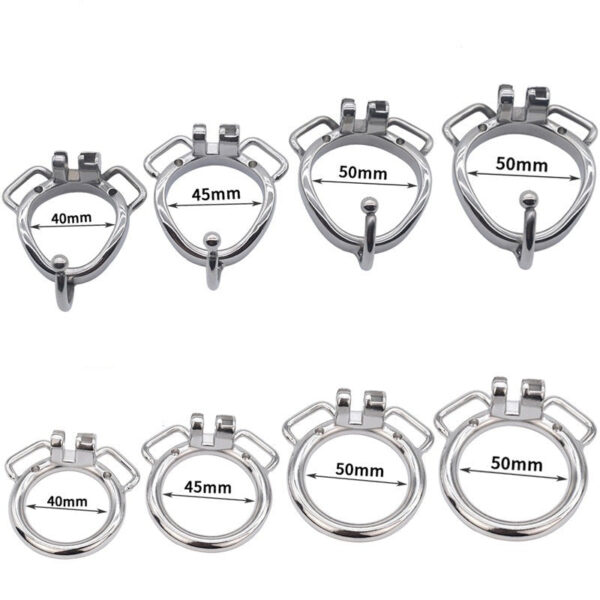 Butterfly Inverted Chastity Cage with PU Belt and Silicone Catheter — product image 15