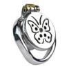 NEW Butterfly Inverted Chastity Cage with Removable Soft Catheter — product image 14