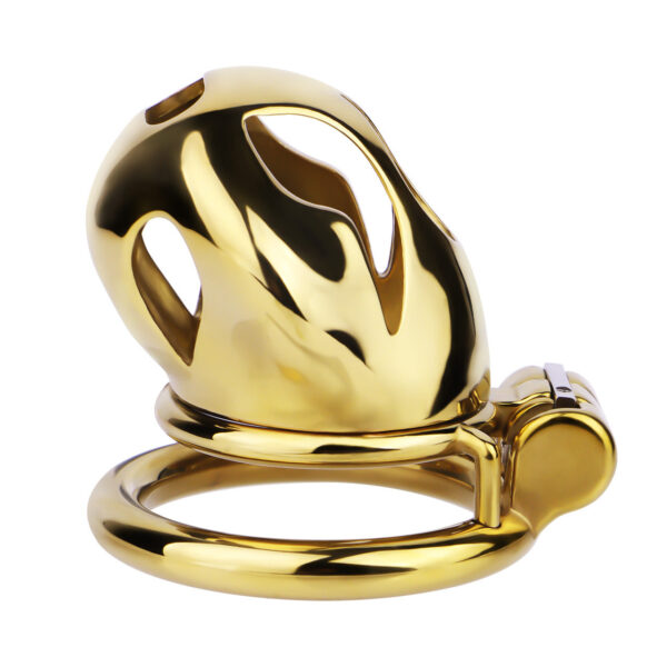 Gold Metal Classic Chastity Cage – S / M / L — product image 22