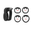 Super Small Flat Resin Chastity Cage 4 Penis Rings — product image 9
