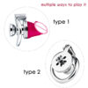 Inverted Chastity Cage With Removable Dildo — product image 2