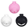ABS Small Shell Chastity Cage Set with 4 Rings – Pink / Black / White — product image 1