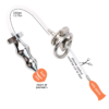 Urethral Inverted Chastity Cage with Detachable Beaded Anal Plug — product image 14