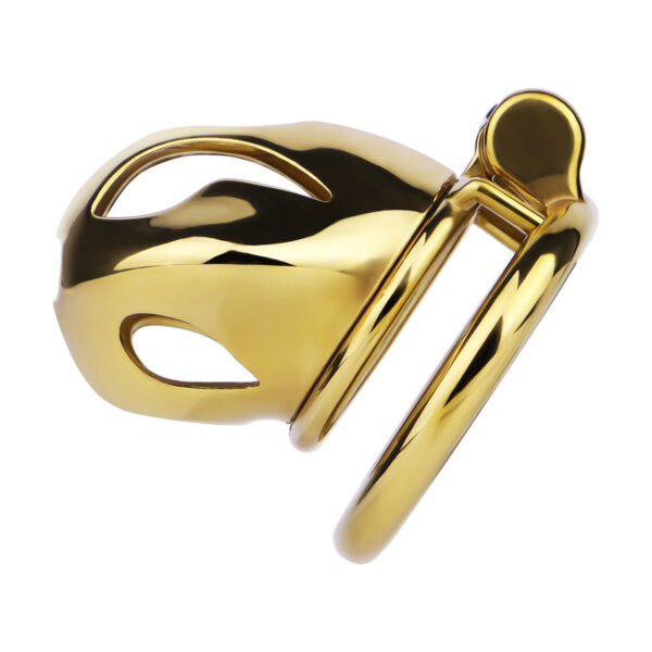Gold Metal Classic Chastity Cage – S / M / L — product image 11