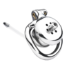Sleek Micro Inverted Chastity Cage with Urethral Catheter — product image 8