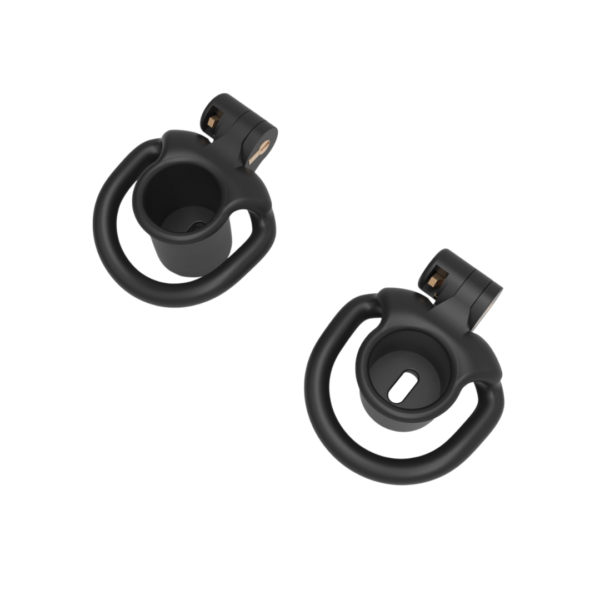 Tiny Inverted Chastity Cage with 4 Cock Rings — product image 8