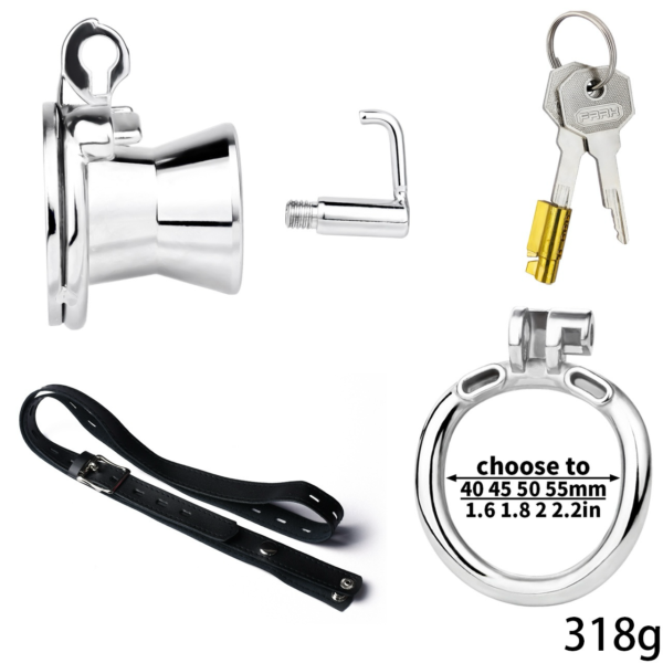 Inverted PA Chastity Cage for Pierced Men — image 3 Inverted PA Chastity Cage for Pierced Men — product image 3