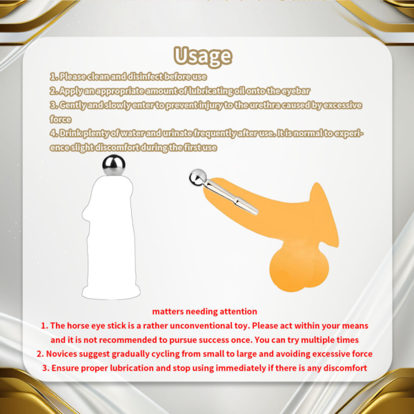 Hollow Stainless Steel Urethral Sounding & Prostate Massager — product image 13