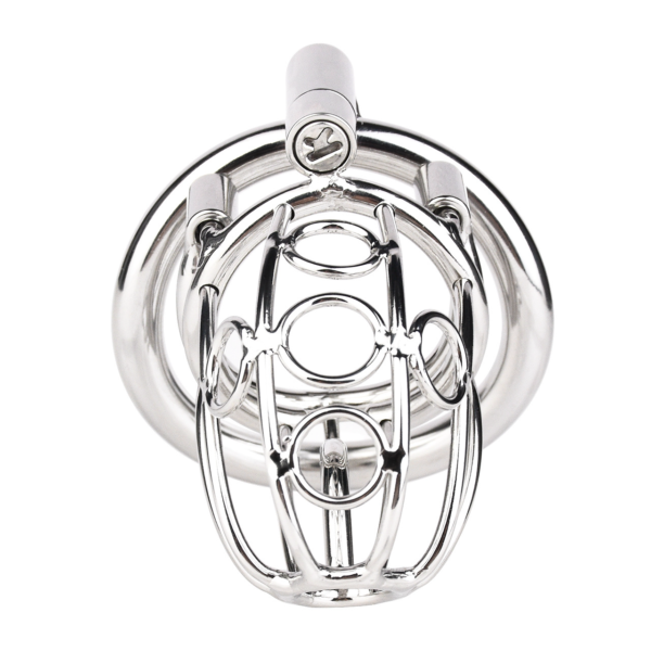 Stainless Steel PA Chastity Cage with Adjustable Strap — product image 9