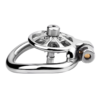 Versatile Flat Chastity Cage with Removable Spikes and Silicone / Metal Catheter — product image 18