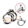 Metal Chastity Cage with Through Hole PA – Cock Cage — image 5 Metal Chastity Cage with Through Hole PA – Cock Cage — product image 5