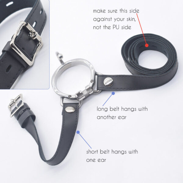 Butterfly Inverted Chastity Cage with PU Belt and Silicone Catheter — product image 22