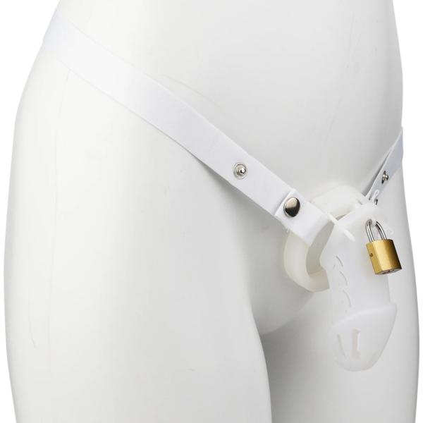 Soft Silicone Chastity Cage with Strap – Large / Small Size – Multicolor — product image 25
