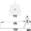 Mini Inverted Chastity Cage – Removable Steel Ball Plug with Flexible Catheter — product image 8