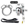Butterfly Inverted Chastity Cage with PU Belt and Silicone Catheter — product image 16