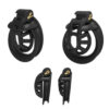 Positive / Negative Resin Chastity Cage Set – Minus / Plus Chastity Device — image 1 Positive / Negative Resin Chastity Cage Set – Minus / Plus Chastity Device — product image 1