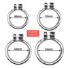 Hemisphere Tiny Chastity Cage with Detachable Metal Catheter — image 9 Hemisphere Tiny Chastity Cage with Detachable Metal Catheter — product image 9