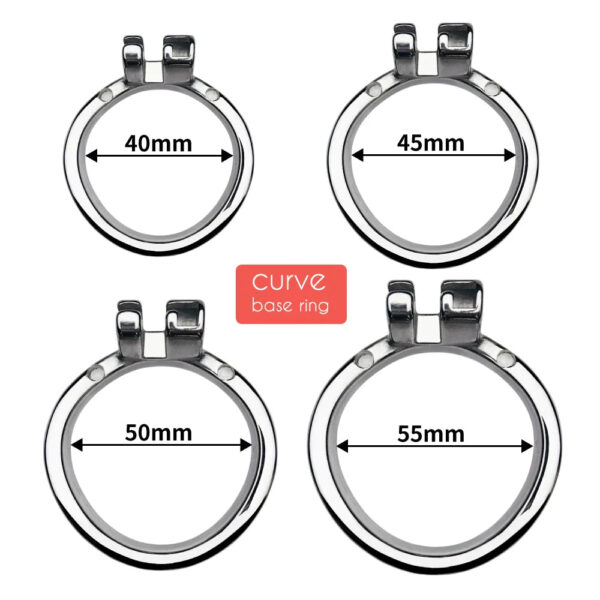 Hemisphere Tiny Chastity Cage with Detachable Metal Catheter — image 9 Hemisphere Tiny Chastity Cage with Detachable Metal Catheter — product image 9