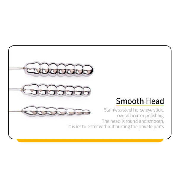 Beaded Thread Metal Urethral Sounding Thin Dilator — image 13 Beaded Thread Metal Urethral Sounding Thin Dilator — product image 13