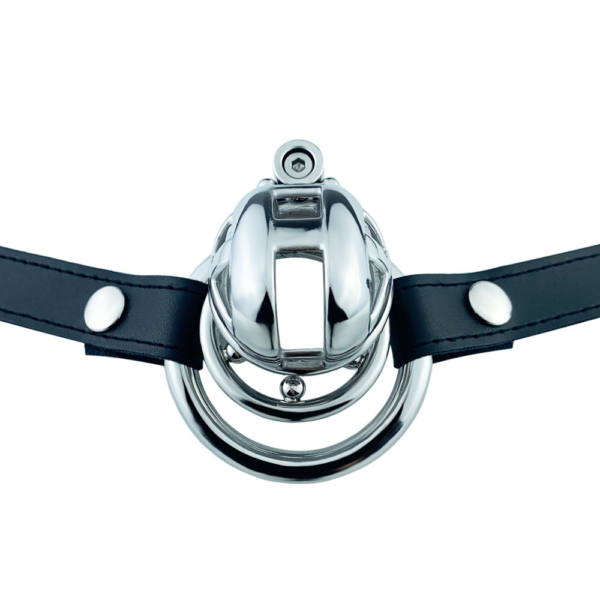 Metal Chastity Cage with Strap – Small / Micro — product image 16