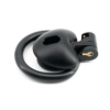 Heart-Shaped Flat & Inverted Chastity Cage – Black / Pink — product image 11