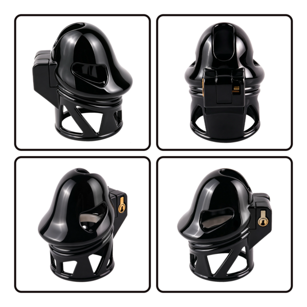 Black Glans Chastity Lock — image 3 Black Glans Chastity Lock — product image 3