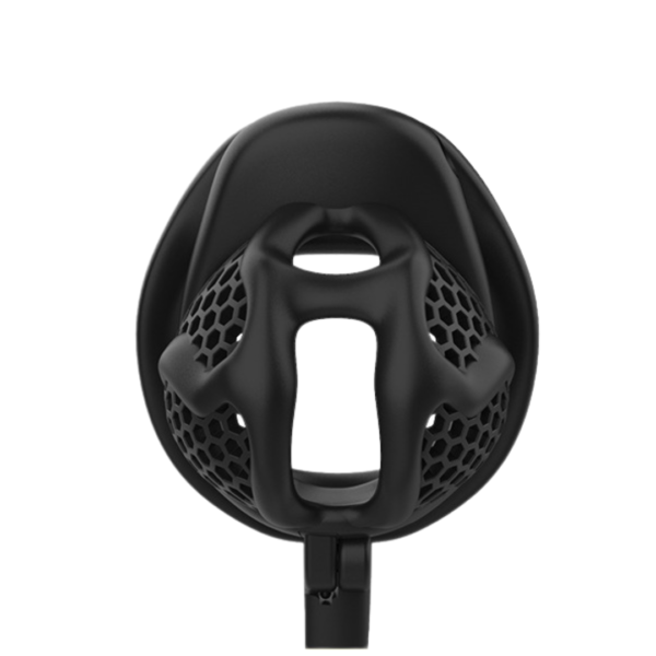 Lightweight Resin Chastity Cage Set – Black / Pink — product image 12