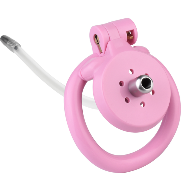 Mini Inverted Chastity Cage – Removable Steel Ball Plug with Flexible Catheter — product image 19