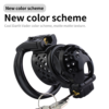 Dual-Lock 3D Printed Resin Chastity Cage with Removable Cap — product image 8