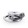 Flat Chastity Cage with Detachable Metal Catheter and Anti-Drop Ring — product image 3