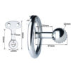 Super Small Inverted Chastity Cage with Silicone Urethral Catheter — product image 4