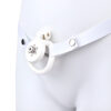 NEW Resin Flat Chastity Cage Set – White — product image 21