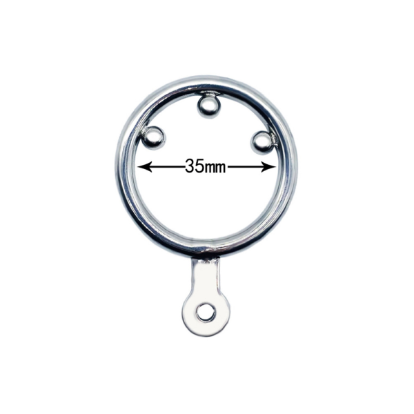 Metal Chastity Cage with Strap – Small / Micro — product image 12