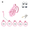 Pink Chastity Cage with Detachable Silicone Spikes — product image 9