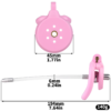 Mini Inverted Chastity Cage – Removable Steel Ball Plug with Flexible Catheter — product image 7