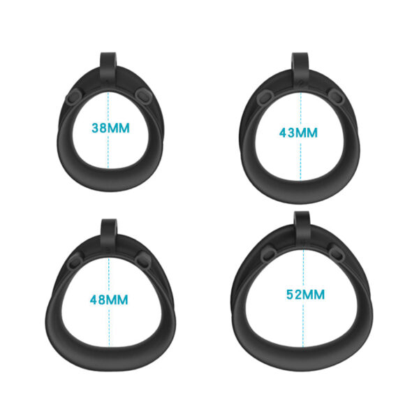 Positive / Negative Resin Chastity Cage Set – Minus / Plus Chastity Device — image 14 Positive / Negative Resin Chastity Cage Set – Minus / Plus Chastity Device — product image 14