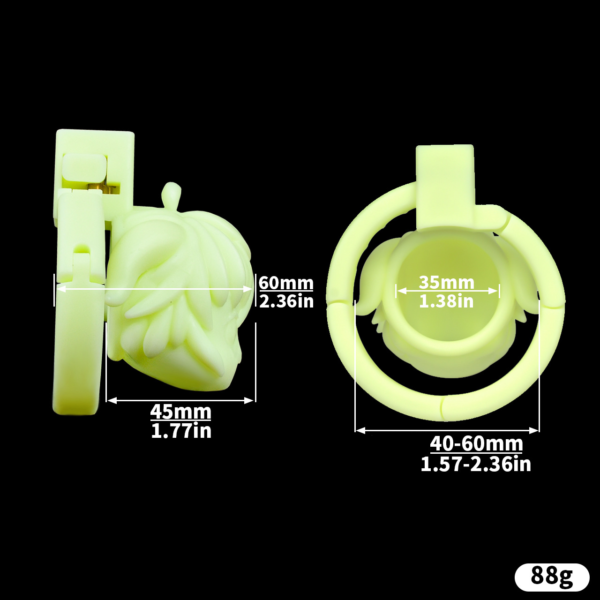 All-in-One 3D Printed Anime Chastity Cage with Adjustable Ring — product image 23