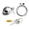 Hemisphere Tiny Chastity Cage with Detachable Metal Catheter — image 5 Hemisphere Tiny Chastity Cage with Detachable Metal Catheter — product image 5