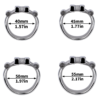 Men’s Stainless Steel PA Locking Chastity Cage — product image 3