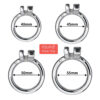 Hemisphere Tiny Chastity Cage with Detachable Metal Catheter — image 8 Hemisphere Tiny Chastity Cage with Detachable Metal Catheter — product image 8