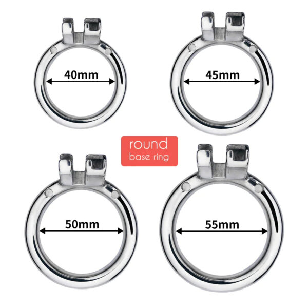 Hemisphere Tiny Chastity Cage with Detachable Metal Catheter — image 8 Hemisphere Tiny Chastity Cage with Detachable Metal Catheter — product image 8