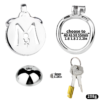 Master Flat Chastity Cage with Removable Dome Cover — product image 3