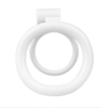 Lockable Resin Cock Ring Chastity Cage – Blue / Black / Pink / White — product image 21