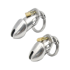 Matte Stainless Steel Chastity Cage – Long / Short Cage — product image 1
