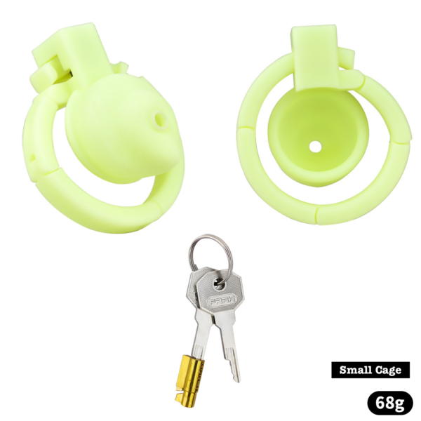 Versatile Resin Chastity Cage with Built-in Adjustable Ring and Detachable Butt Plug — product image 17