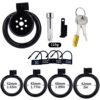 NEW Resin Flat Chastity Cage Set – Black — image 5 NEW Resin Flat Chastity Cage Set – Black — product image 5