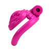 Rose Flat Chastity Cage with 4 Rings – Black / Pink / White — product image 15